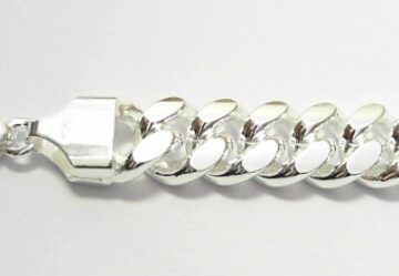 S966-65 SILVER HEAVY CUBAN LINK CHAIN 10.6MM