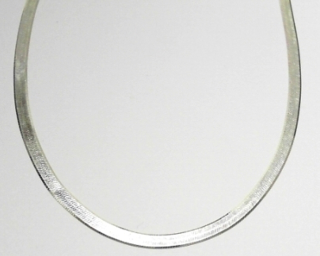S969-45 SILVER 3.5MM OMEGA CHAIN GAUGE 040