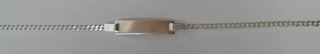 SB--117 SILVER ID BRACELET GAUGE 060