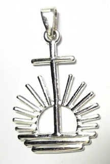 SP-1364 SILVER NEW APOSTOLIC PENDANT