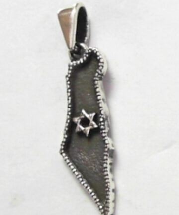 SP-1403 OXIDISED MAP OF ISRAEL