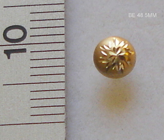 BE---48 925 + 5% 5MM HALF BALL STUD