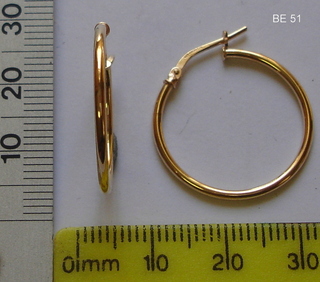 BE---51 925 + 5% GOLD HINGE HOOP