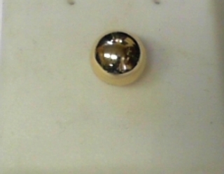 BE---65 925 + 5% GOLD 8MM HALF BALL STUD
