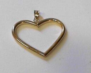 BP---47 925+5% GOLD HEART PENDANT