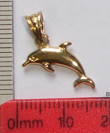 BP---48 925+5% GOLD DOLPHIN PENDANT