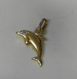 BP----9 DOLPHIN PENDANT 925 + 5% GOLD