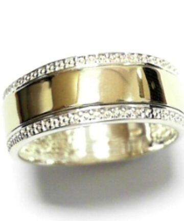 GSR-458 GOLD & SILVER GENTS RING