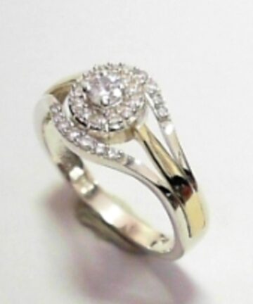 GSR-460 GOLD & SILVER FANCY DRESS RING