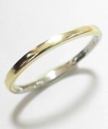 GSR-475 GOLD & SILVER 2MM PLAIN BAND