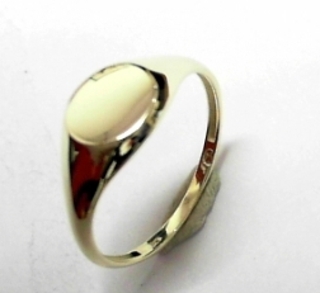 RI-3231 9CT GOLD 9X7MM SQUARE FLAT TOP GENTS RING