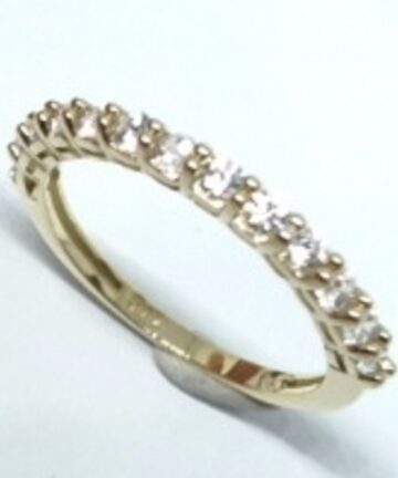 RI-3238 9CT GOLD HALF ETERNITY RING