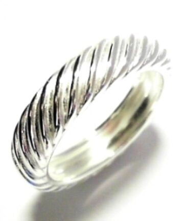 SR-1880 STERLING SILVER FANCY BAND