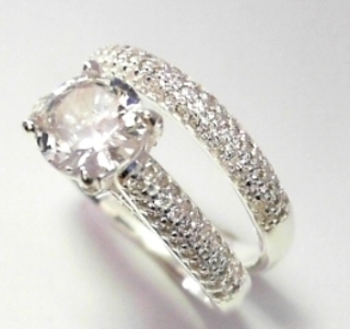 SR-1892 SILVER ROUND 4CLAW TWINSET