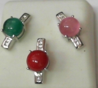 SS--30E SILVER CAT EYE EARRING
