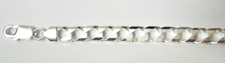 833-65 SILVER 7.1MM SQUARE CURB CHAIN